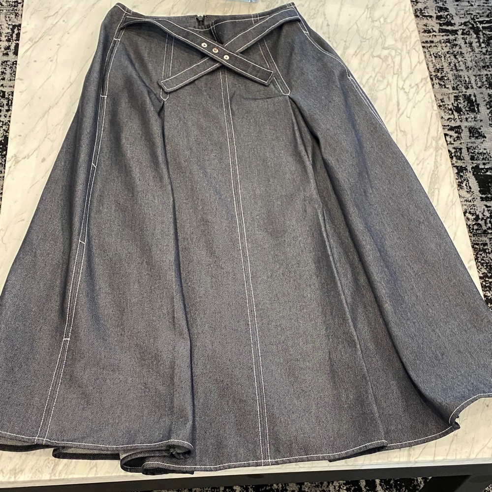 Jason Wu Blue A-Line Skirt